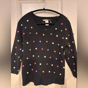 Colorful Polka Dot Women's Sweater Vintage 5 for $30 ⭐️